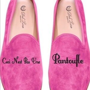 Del Toro Fuchsia Slipper Loafer Flats Shoe Size 7